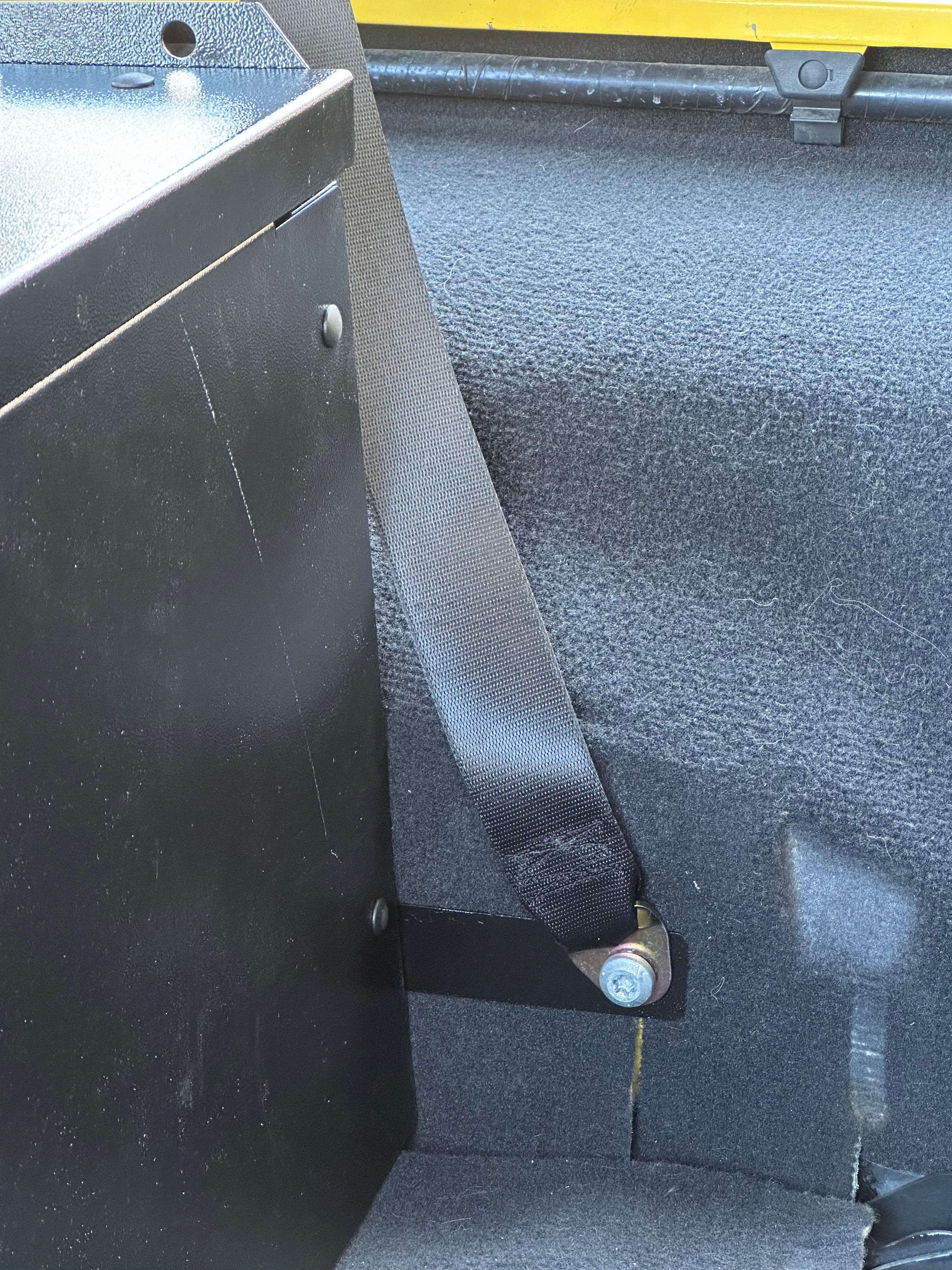 Ridgeback Jeep Security Enclosure - LJ Basic (Rear Seat Installed)