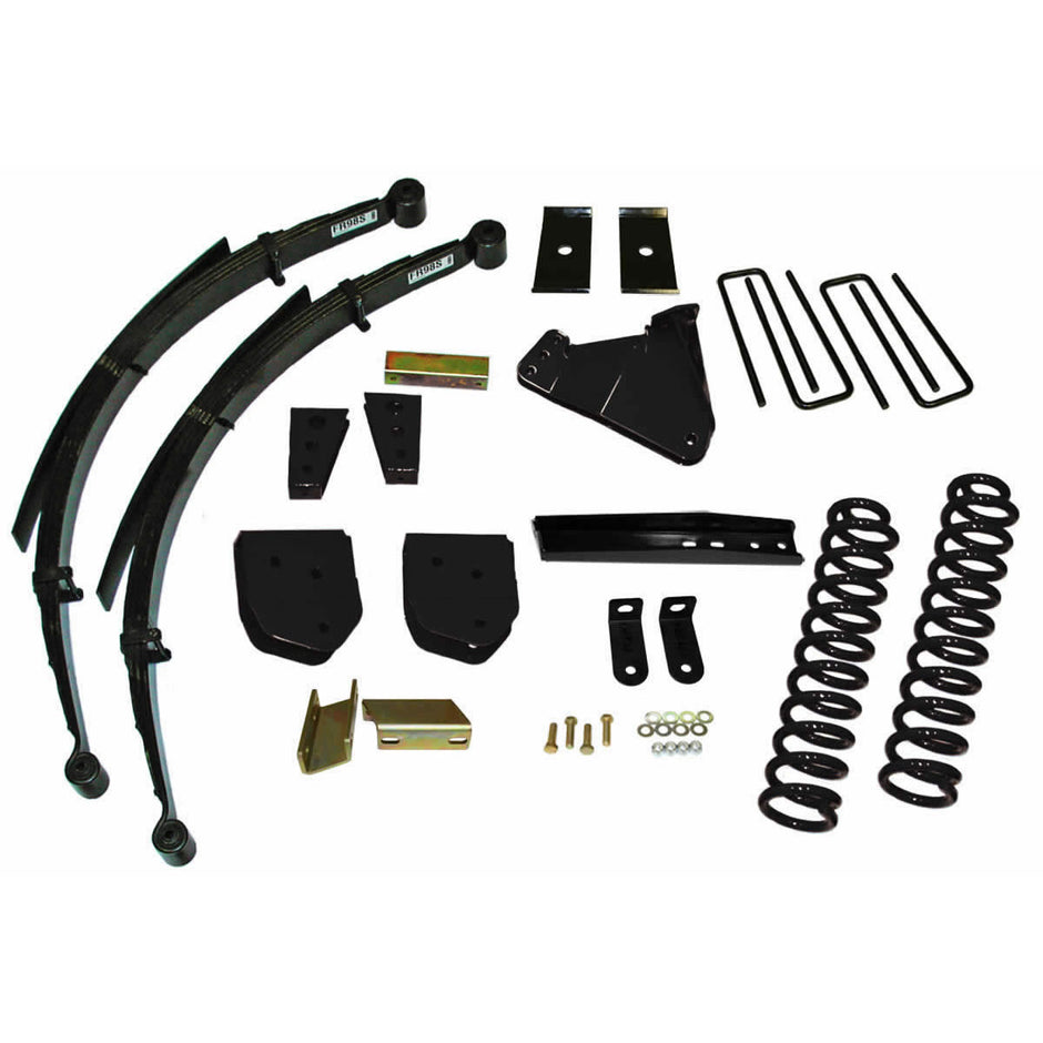 Lift Kit 4 Inch Lift Includes Softride Coil Springs 11-16 Ford F-250 Super Duty 11 Ford F-350 Super Duty Skyjacker
