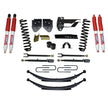 Suspension Lift Kit w/Shock 4 Inch Lift Incl. Front Coil Springs Rear Leaf Springs Adjustable 4-Links Nitro 8000 Shocks 17-19 Ford F-250/ F-350 Super Duty Gas Skyjacker
