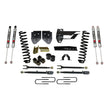 Suspension Lift Kit w/Shock 4 Inch Lift w/Adjustable 4-Links 17-19 Ford F-250 Super Duty Incl. Front Coil Springs Blocks U-Bolts Bump Stop Spacers Upper/Lower Radius Arms M9500 Monotube Shock Skyjacker