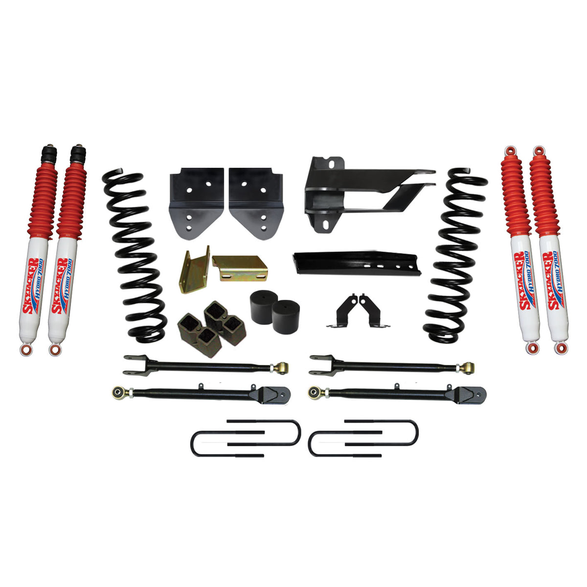 Skyjacker F174524K3-H Suspension Lift Kit Greater Skyjacker w/Shock Front Other 4Level Coil Inch Parts Of Suspensions Lift Performance Springs Require