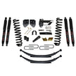 Suspension Lift Kit w/Shock 6 Inch Lift Incl. Front Coil Springs Rear Leaf Springs Black MAX 8500 Shocks 17-19 Ford F-250/ F-350 Super Duty Gas Skyjacker