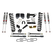 Lift Kit 6 Inch Lift w/Adjustable 4-Links 17-19 Ford F-250 Super Duty Includes Front Coil Springs U-Bolts Bump Stop Spacers Radius Arms Lowering Brackets M9500 Monotube Shocks Skyjacker