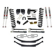Suspension Lift Kit w/Shock 6 Inch Lift Incl. Front Coil Springs Rear Leaf Springs Adjustable 4-Links M9500 Monotune Shocks 17-19 Ford F-250/ F-350 Super Duty Gas Skyjacker