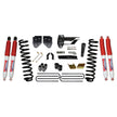 Suspension Lift Kit w/Shock 6 Inch Lift 17-19 Ford F-350 Super Duty Incl. Front Coil Springs Blocks U-bolts Bump Stop Spacers Radius Arm/Sway Bar/Track Bar Relocation Brackets Hydro 7000 Shocks Skyjacker