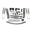 Suspension Lift Kit w/Shock 8.5 Inch Lift w/Adjustable 4-Links Incl. Front Coil Springs U-Bolts Bump Stop Spacers Radius Arms Lowering Brackets M9500 Monotube Shocks 17-19 Ford F-250/ F-350 Super Duty Skyjacker