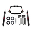 3 Inch Suspension Lift Kit With Front Strut Spacers Front Upper A-arms Rear Blocks Rear U-bolts and Rear Black Max Shocks 2021 Ford F-150 Skyjacker