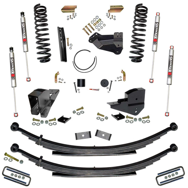 4 Inch Lift Kit with Front Coils, Rear Leaf Springs, and M95 Monotube Shocks Skyjacker
