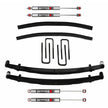 Suspension Lift Kit w/Shock M95 Performance Shocks 2 Inch Lift Incl. Front Leaf Springs Front U Bolt Kit Spring Bushing Kit Rear Add-A-Leafs 73-78 Ford F-250 Skyjacker