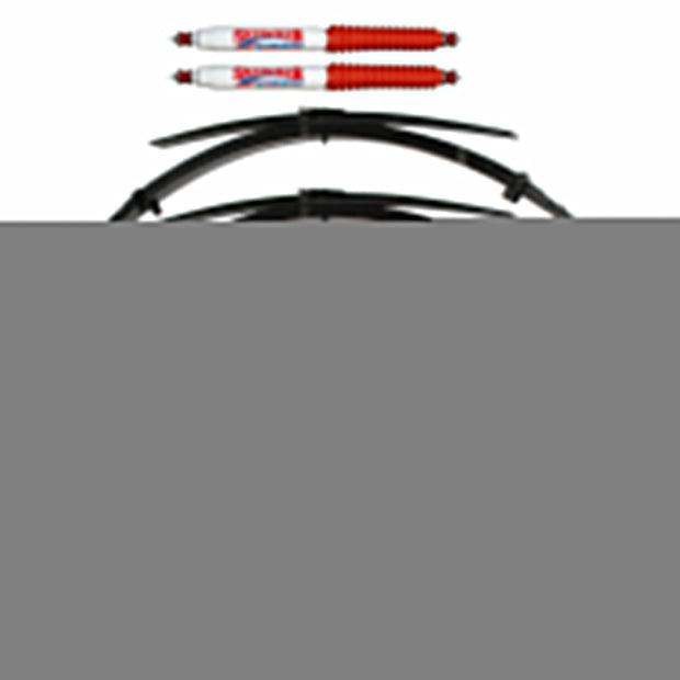 Suspension Lift Kit w/Shock 2 Inch Lift Incl. Front/Rear Leaf Springs Rear Block Front/Rear U Bolt Kits Spring Bushing Kit 73-78 Ford F-250 Skyjacker