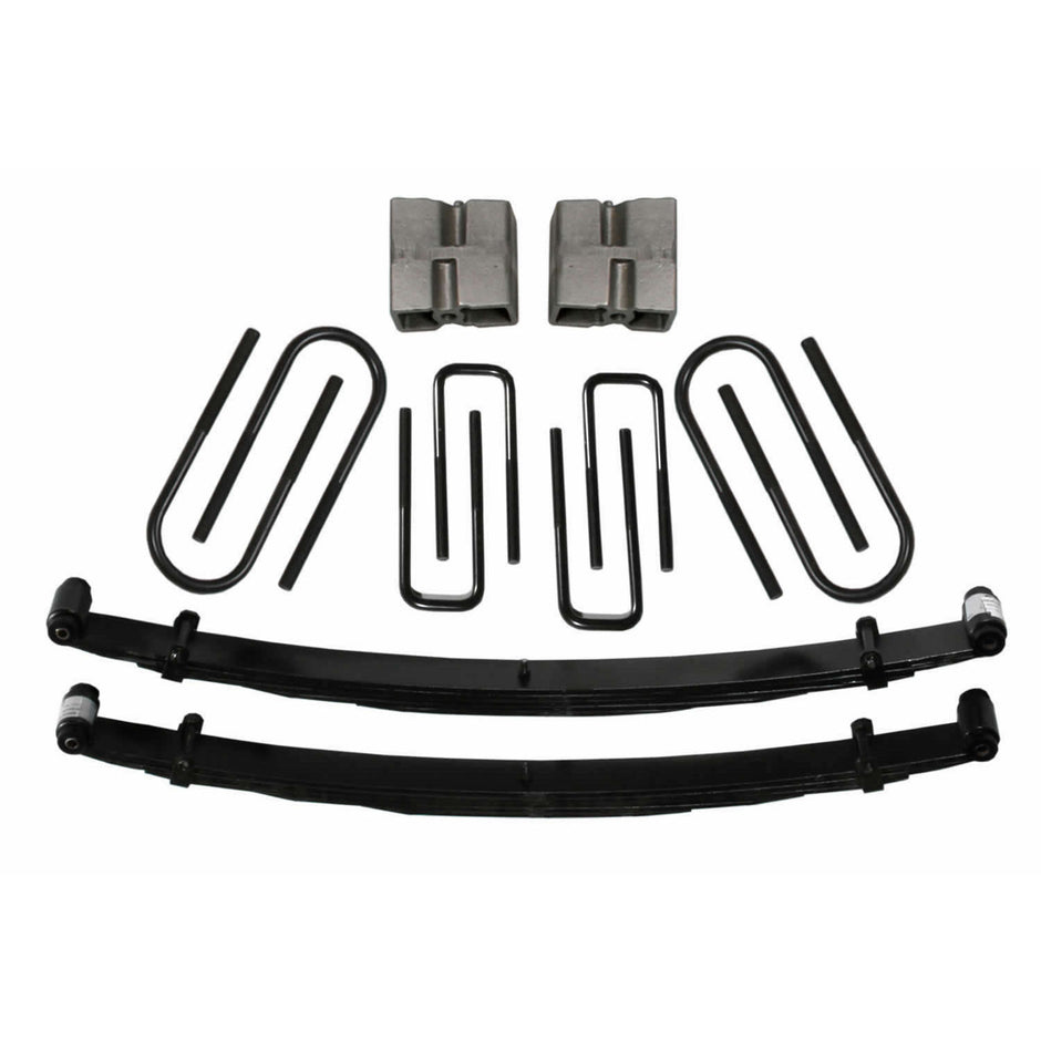 Lift Kit 4 Inch Lift 77-79 Ford F-250 Includes Front Leaf Springs Front/Rear U Bolt Kits Spring Bushing Kit Rear Block Skyjacker