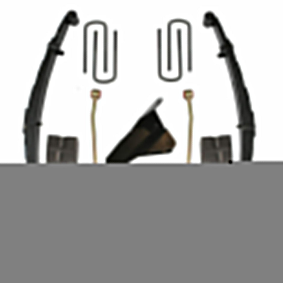 Lift Kit 6 Inch Lift 99 Ford F-250/F-350 Super Duty Includes Front Leaf Springs Track Bar Brackets Front/Rear U Bolt Kits Spring Bushing Kit Rear Block Sway Bar Links Skyjacker