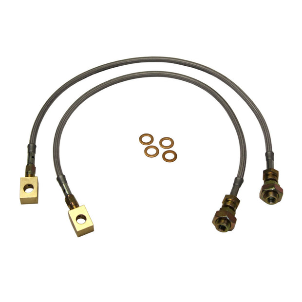 Stainless Brake Line 75-78 Chevy K10 Front 3.0-4" Lift Skyjacker (FBL16)