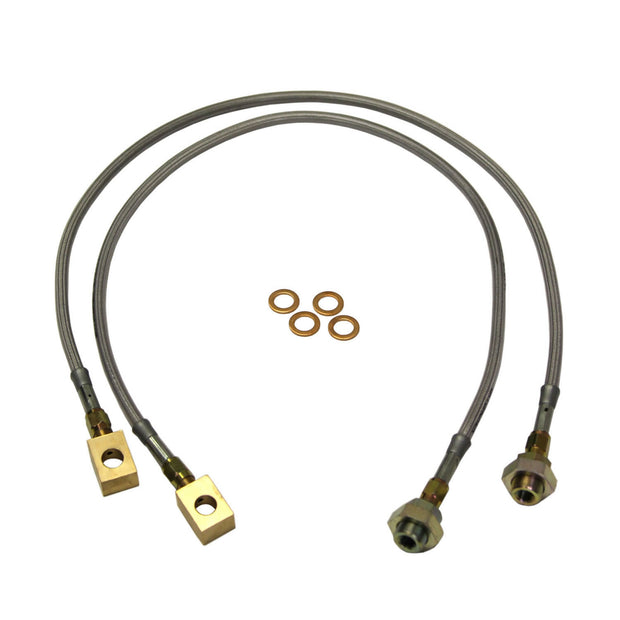Stainless Brake Line 75-78 Chevy K10 Front 6.0-8" Lift Skyjacker (FBL18)