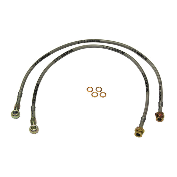Stainless Brake Line 79-86 Chevy K10 Suburban Front 3.0-4" Lift Skyjacker (FBL27)