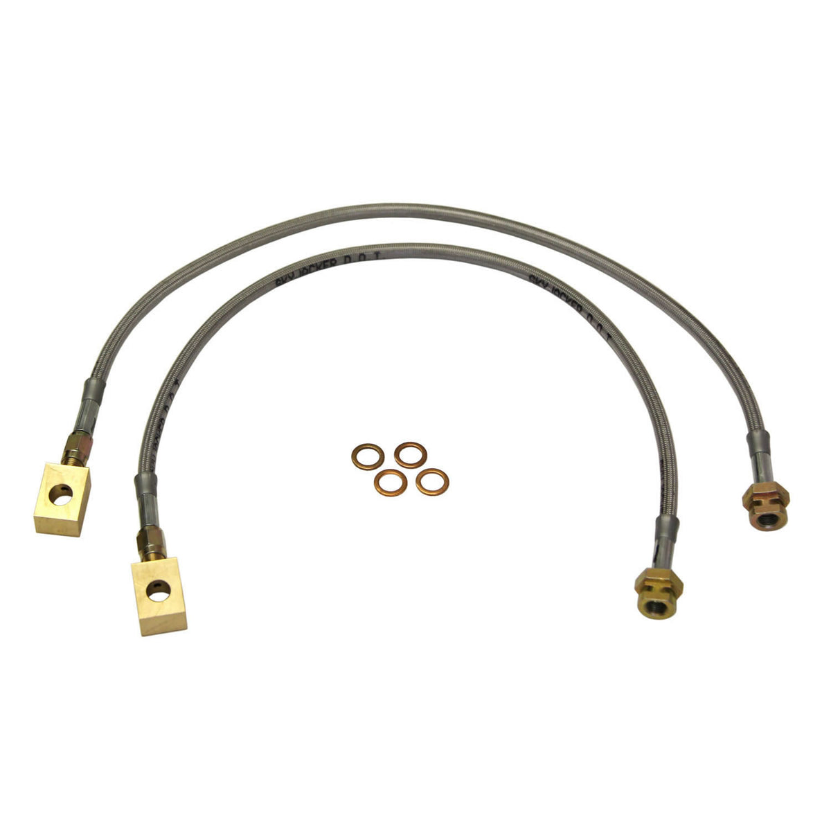 Jeep Stainless Steel Brake Line 79-91 Front Lift Height 2.5-5 Inch Pair Skyjacker