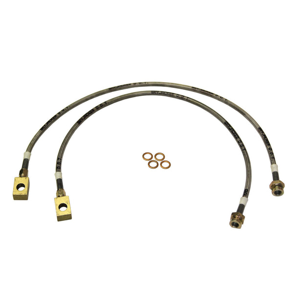 Stainless Brake Line 82-86 Jeep CJ7 Front 0-2.5" Lift Skyjacker (FBL402)
