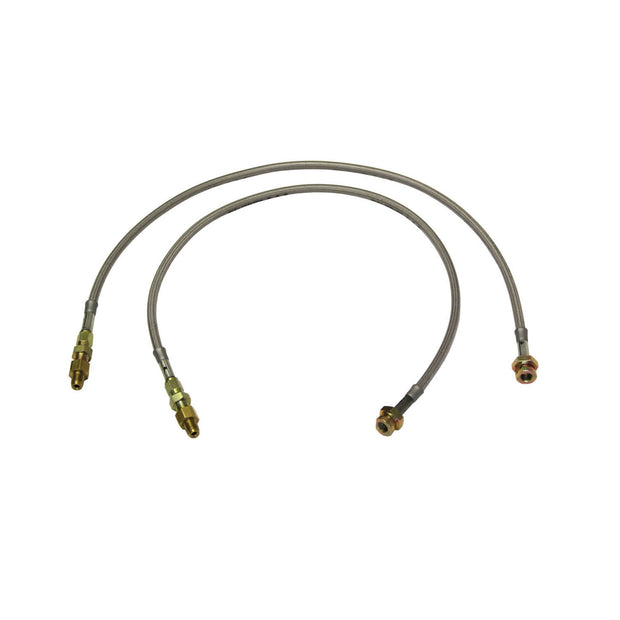 Stainless Brake Line 69-73 Dodge W200 Pickup Front 4.0-8" Lift Skyjacker (FBL61)