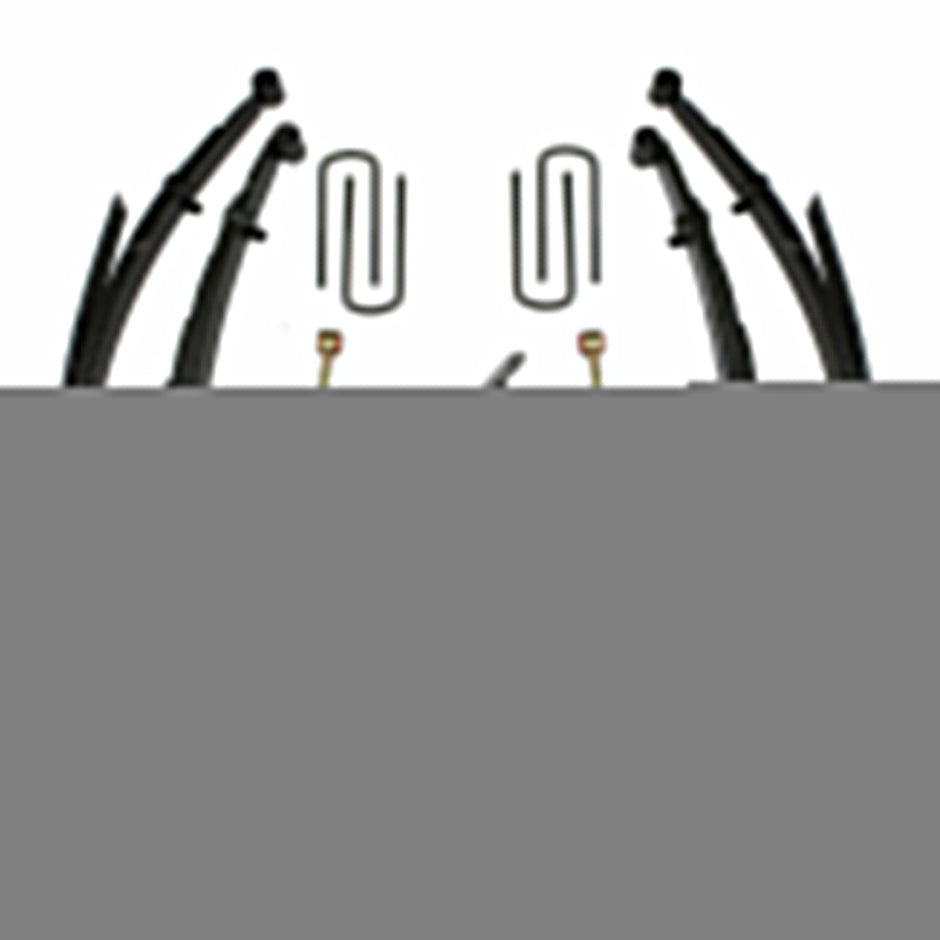 Lift Kit 6 Inch Lift 00-05 Ford Excursion Includes Front/Rear Leaf Springs Track Bar Brackets Front/Rear U Bolt Kits Spring Bushings Sway Bar Links Skyjacker