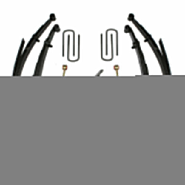 Lift Kit 6 Inch Lift 00-05 Ford Excursion Includes Front/Rear Leaf Springs Track Bar Brackets Front/Rear U Bolt Kits Spring Bushings Sway Bar Links Skyjacker