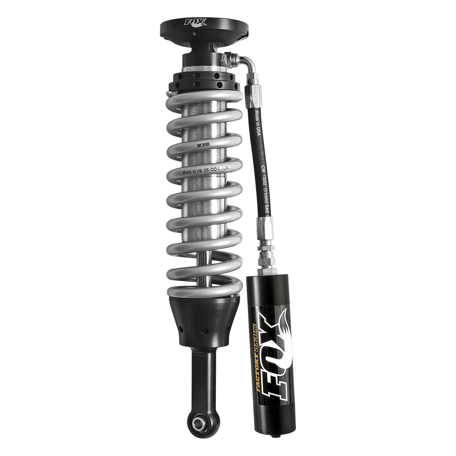 05-Up Toyota Tacoma 4WD & 2wd Prerunner w/ UCA Front Coilover Factory Race 2.5 Remote Reservoir 4.9 Inch 0-3 Inch Lift Fox Offroad Shocks