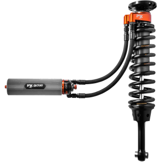17-Up Ford Raptor Front Coilover Internal Bypass Factory Race 3.0 Remote Reservoir 7.9 Inch 0-2 Inch Lift Fox Offroad Shocks