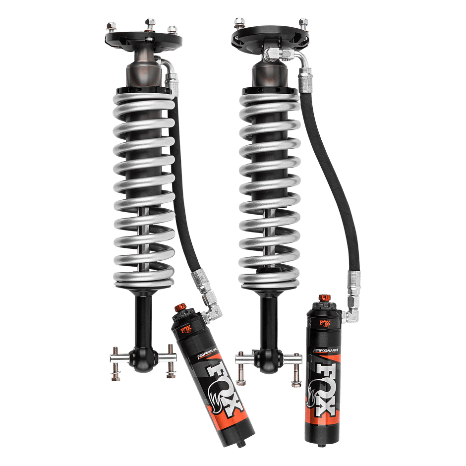 19-Up Ford Ranger US Only Front Performance Elite 2.5 Remote Reservoir 4.05 Inch 2-3 Inch Lift Dual Speed Compression Adjuster Fox Offroad Shocks