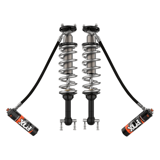 21-Up Ford Bronco 4 Door  No Raptorw/UCA Front Coilover Performance Elite 2.5 Remote Reservoir Base 4 Inch Lift Sasquatch 4-4.5 Inch Lift Dual Speed Compression Adjuster Fox Offroad Shocks