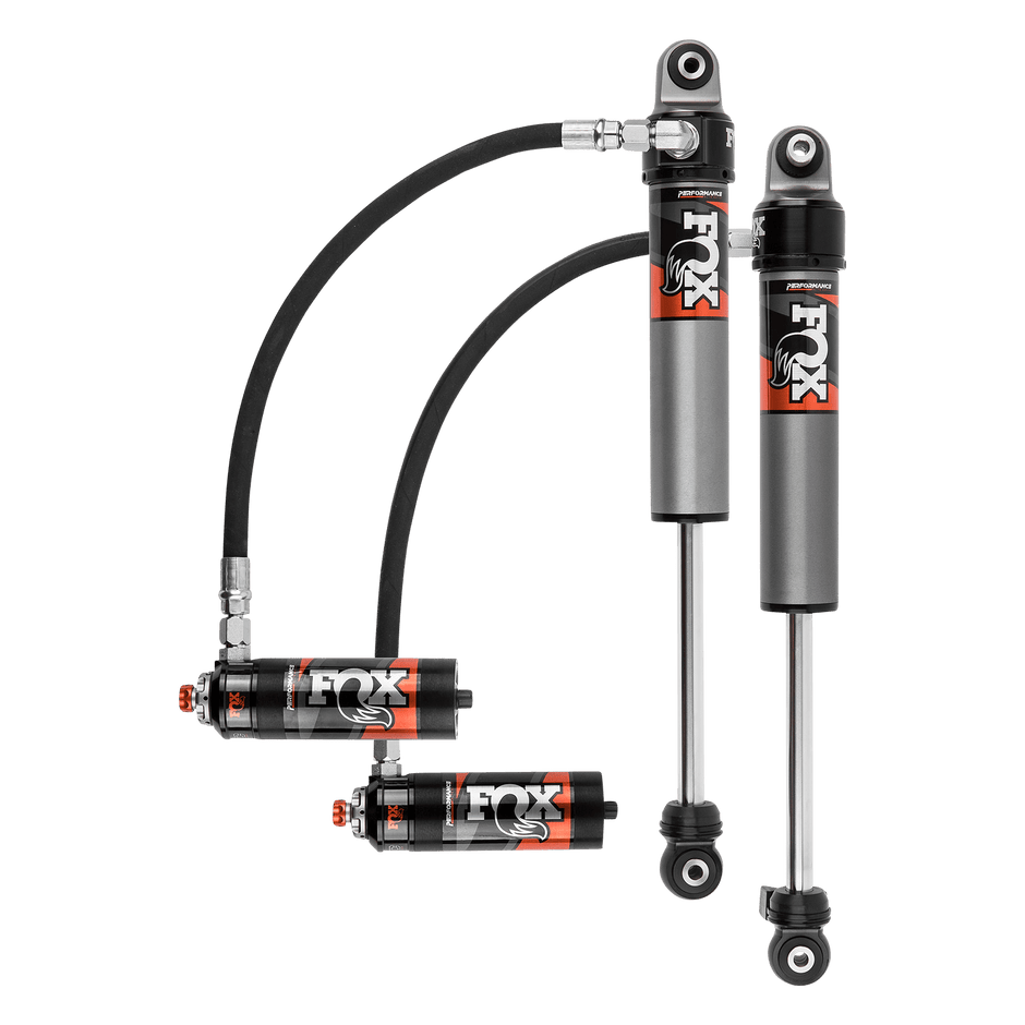 2018-2024 Jeep JL No Mojave Front Performance Elite 2.5 Remote Reservoir 3.5-4 Inch Lift Dual Speed Compression Adjuster Fox Offroad Shocks