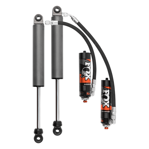 2019-2024 Silverado/Sierra 1500 Rear 2.5 Truck FRS Remote Reservoir 0-2 Inch Lift Dual Speed Compression Adjuster Fox Offroad Shocks