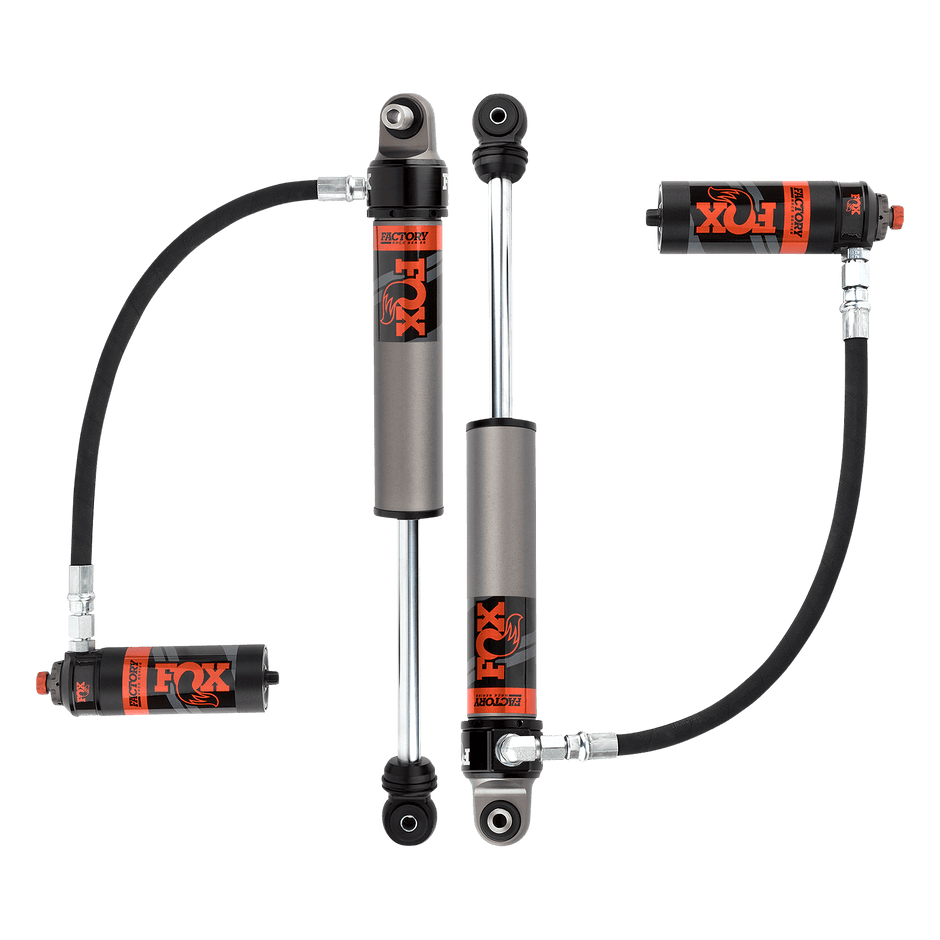 97-Up Y61 & 88-97 Y60 Nissan Patrol Rear Factory Race 2.5 Remote Reservoir 0-2.5 Inch Lift Fox Offroad Shocks