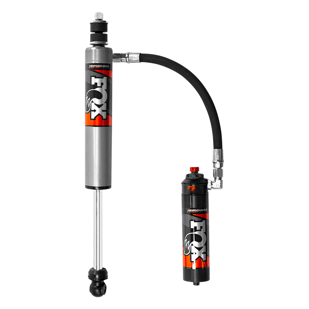 2017-2023 Ford F-250/F-350 Superduty Front Performance Elite 2.5 Remote Reservoir 4-6 Inch Lift Dual Speed Compression Adjuster Fox Offroad Shocks