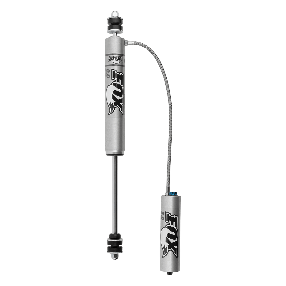 83-95 Defender & 94-98 Discovery I Land Rover Front PS Remote Reservoir 8.6 Inch 0-1 Inch Lift CD Adjuster Fox Offroad Shocks