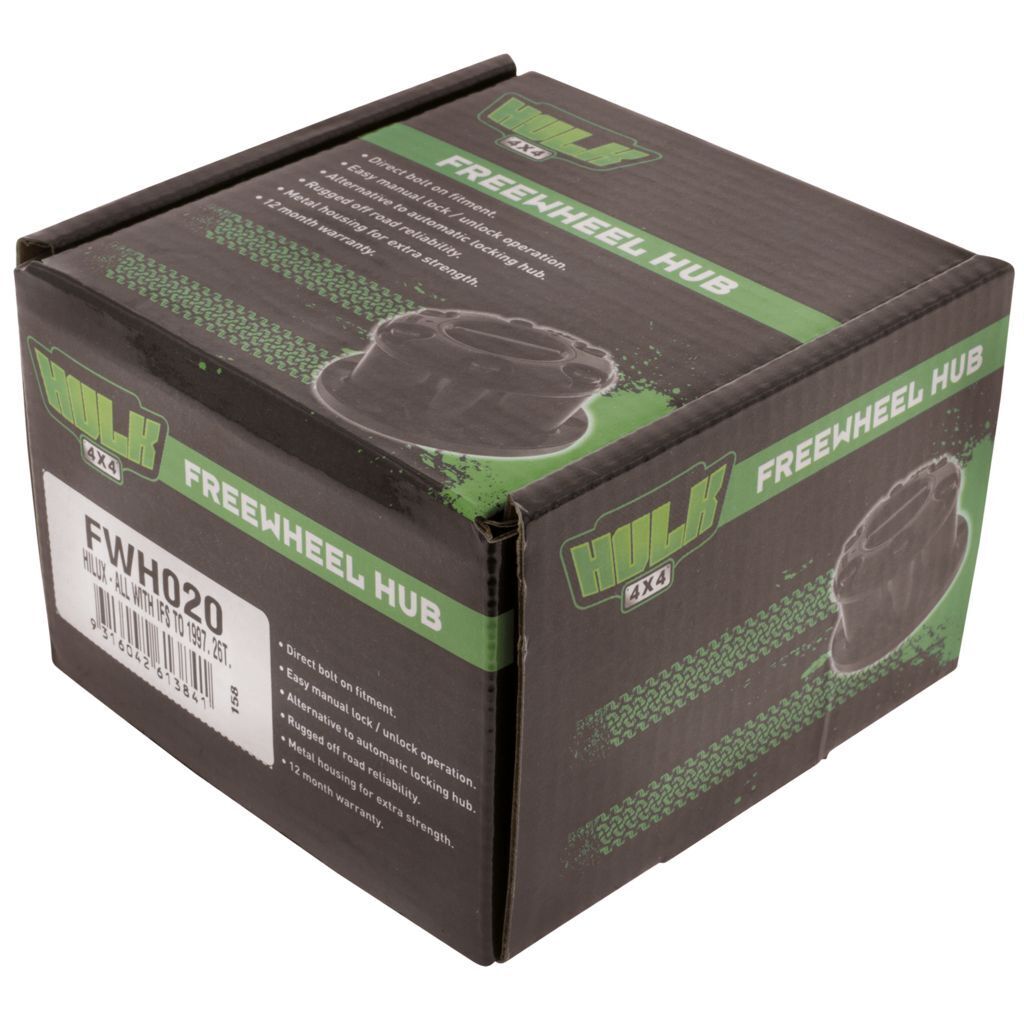 Toyota Hilux with Torsion Bar - Free Wheel Hub