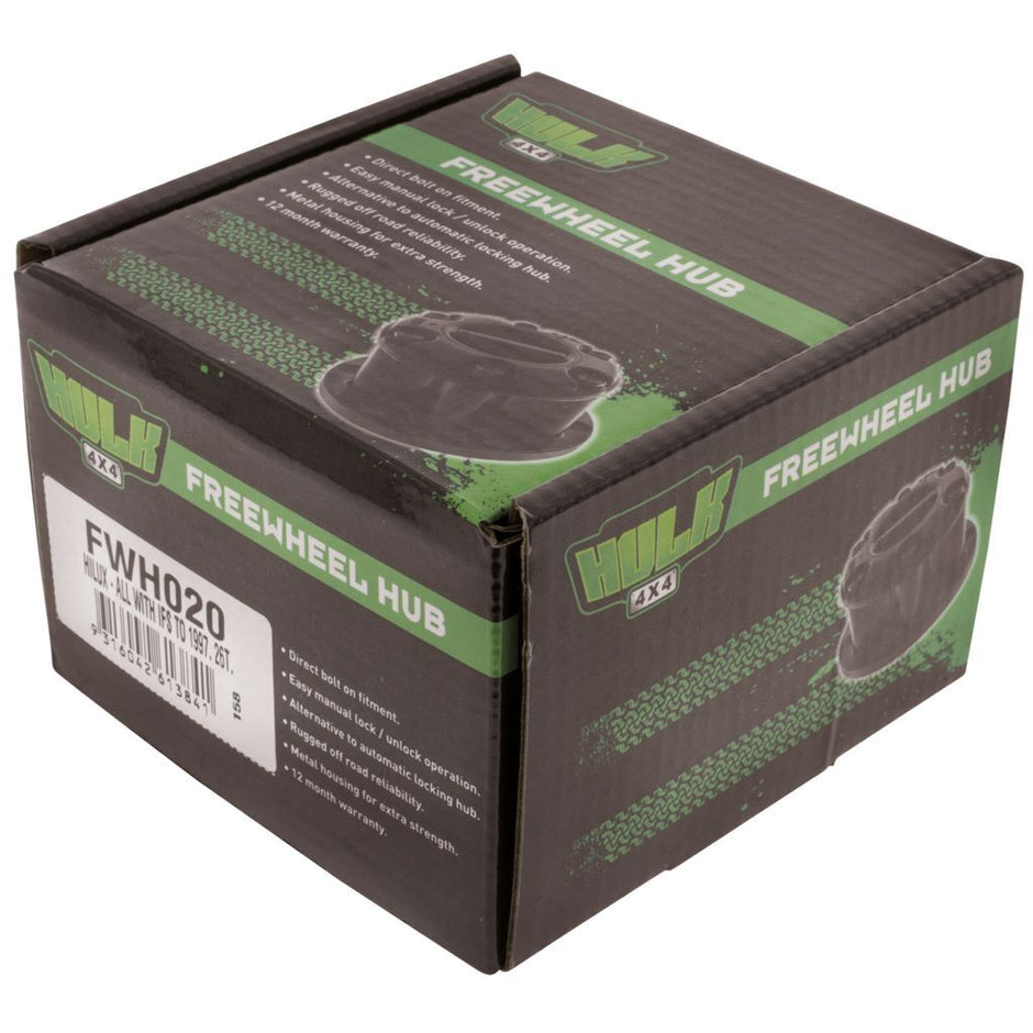 Toyota Hilux with Torsion Bar - Free Wheel Hub