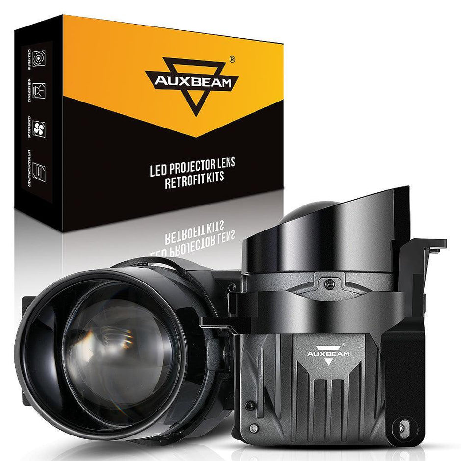 (2pcs/Set)3 Inch 100W Bi-LED Projector Lens Fog Light 6000K HD Lens- Honda Bracket