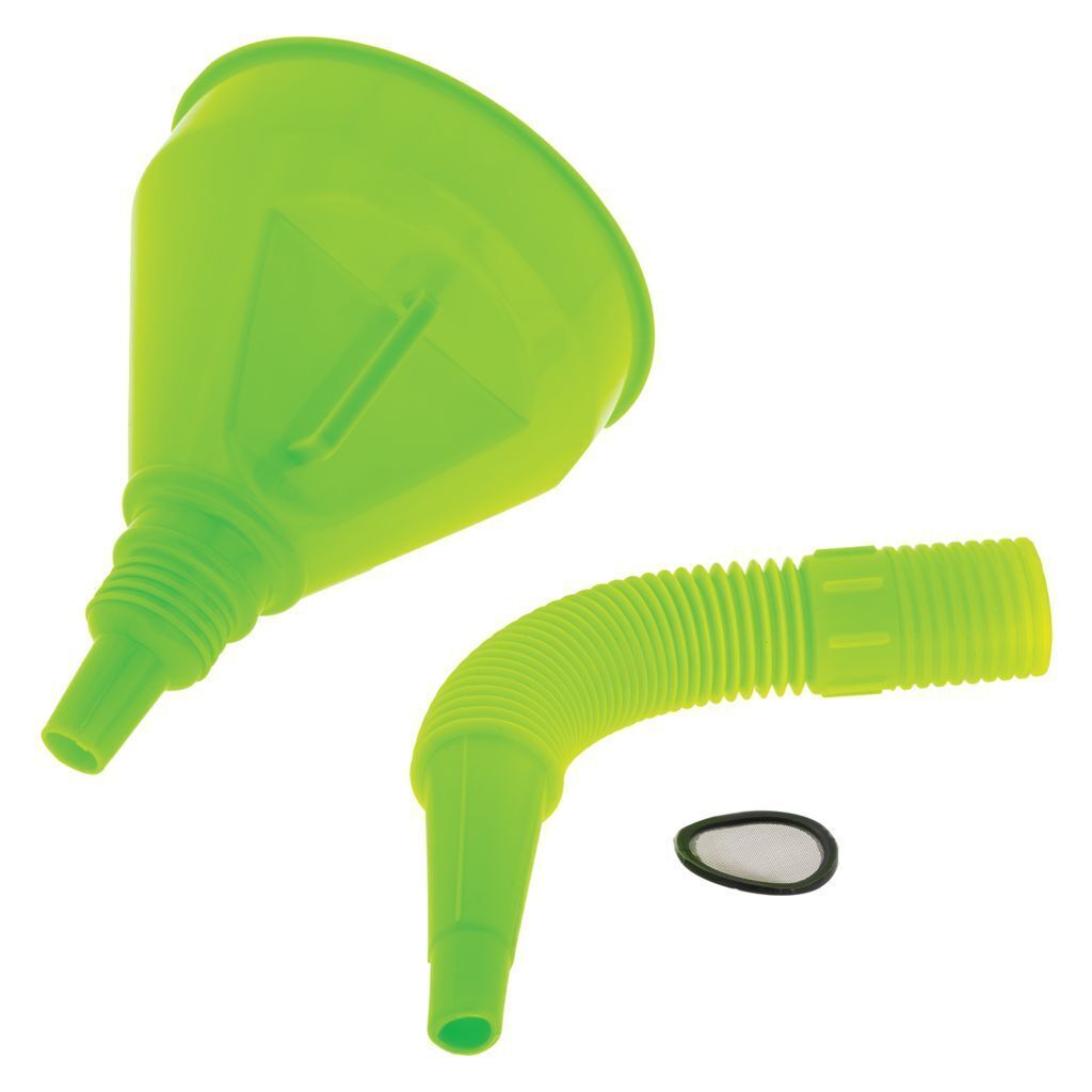 2Pc Heavy Duty Plastic Funnel