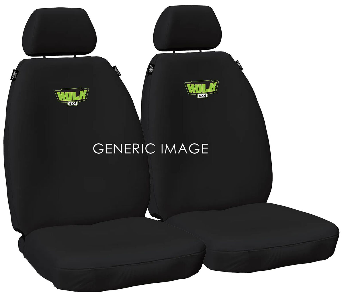 Seat Cover Front Black