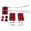 Pack 2 Red 50Amp Connector Kit