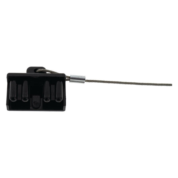 Pack 1 Black Plastic Cover for