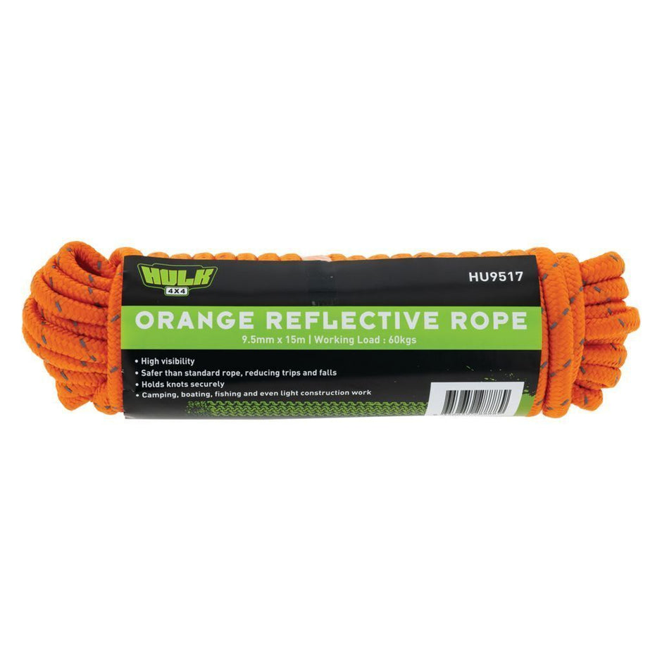 15M Rope Reflective Orange