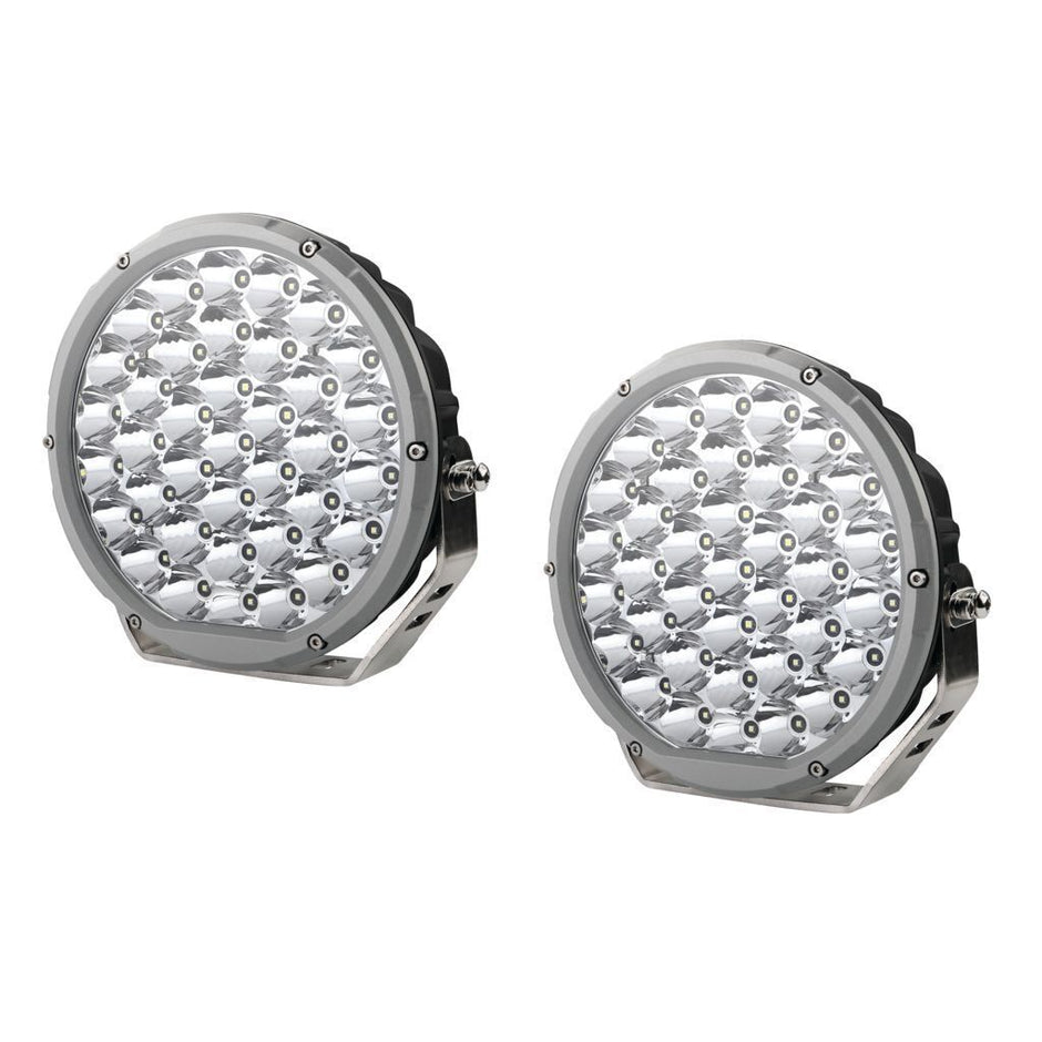 Pack 2 9" Round LED Driving Lamp