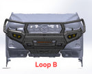 SLX Recon Bull Bar, Suitable For Mazda BT50 Face lift 2025 to current Triple loop