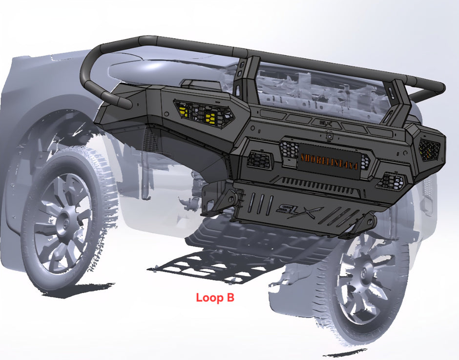 SLX Recon Bull Bar, Suitable For Mazda BT50 Face lift 2025 to current Triple loop