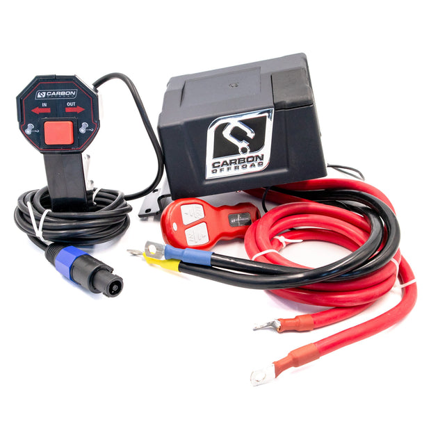 Carbon Winch 12V Control Box V2, V3 & V3X — Complete with Wireless Controller