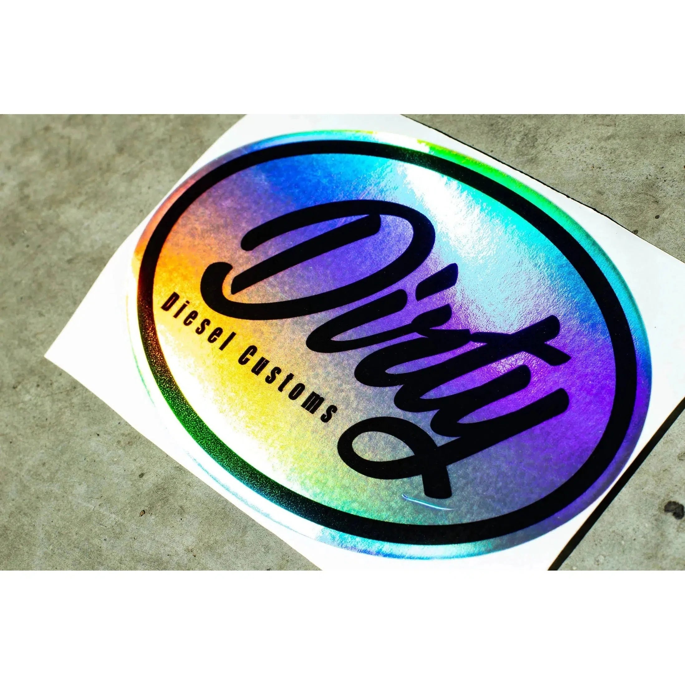 Iridescent Dirty Diesel Decal