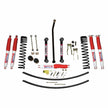 4.5 Inch Suspension Lift Kit 84-01 Cherokee XJ W/Front Dual Rate Long Travel Coil Springs Front Bump Stop Spacers Front Lower Control Arms Front Sway Bar End Links Frt Adjust Track Bar Rear Shackles Rear Add A Leafs Front/Rear Hydro 7000 Shocks Skyjacker