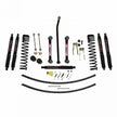 4.5 Inch Suspension Lift Kit 86-92 Comanche MJ W/Front Dual Rate Long Travel Coil Springs Front Bump Stop Spacers Front Lower Control Arms Front Sway Bar End Links Front Adjust Track Bar Rear Shackles Rear Add A Leafs Front/Rear Black Max Shocks Skyjacker