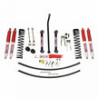 4.5 Inch Suspension Lift Kit 86-92 Comanche MJ W/Front Dual Rate Long Travel Coil Springs Front Bump Stop Spacers Front Lower Control Arms Front Sway Bar End Links Frt Adjust Track Bar Rear Shackles Rear Add A Leafs Front/Rear Hydro 7000 Shocks Skyjacker