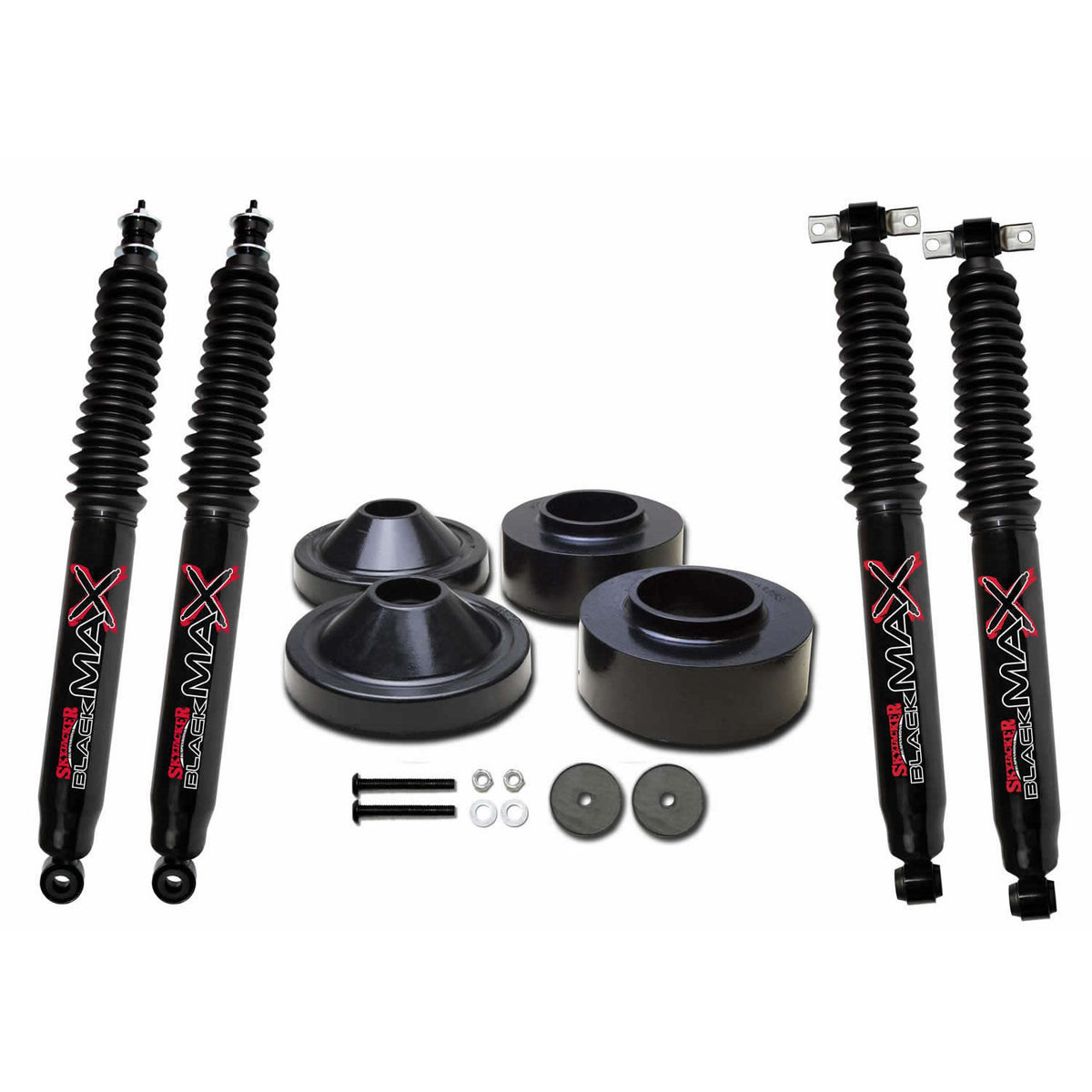 Skyjacker Polyurethane Spacer Leveling Lift Kit Includes: Great Front Off-Road And Height: Rear 4 Stance Inch Wrangler 07-18 At Springs JK Budget Inch